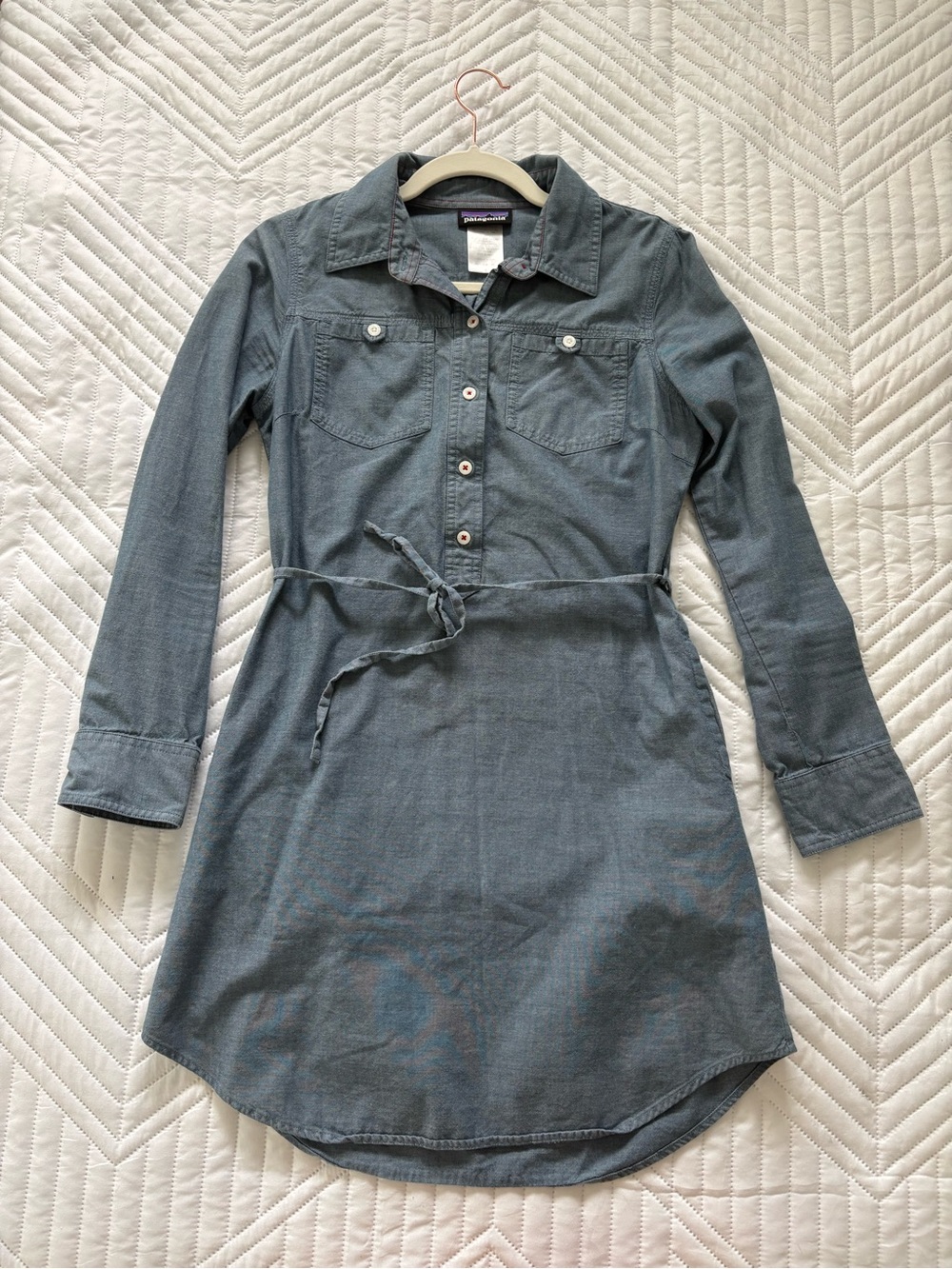 Patagonia Blue Chambray Dress